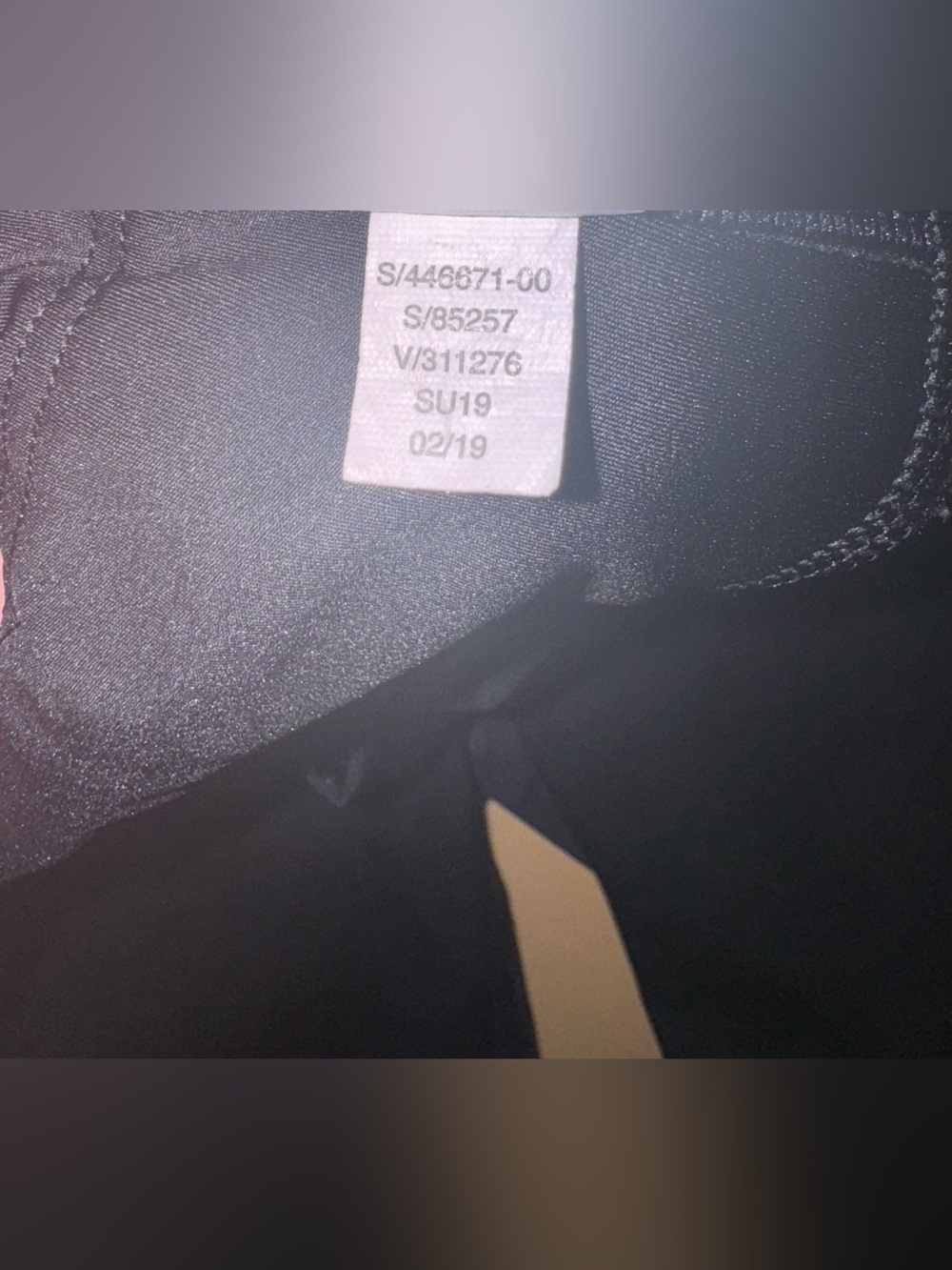 Athleta Velocity Womens Medium Black Laser Cut Running Leggings Pocket Tight - Picture 3 of 5